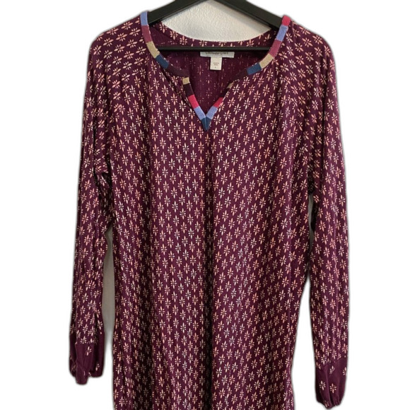 Coldwater Creek Tops - Coldwater Creek L Boho Embroidery Long Sleeve Tunic Top Blouse Bohemian UB-7